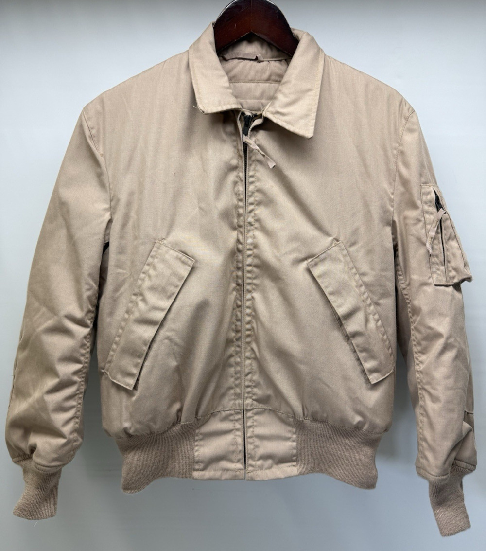 Vtg Military Cold Weather High Temperature Resistant Jacket Aramid Small Short